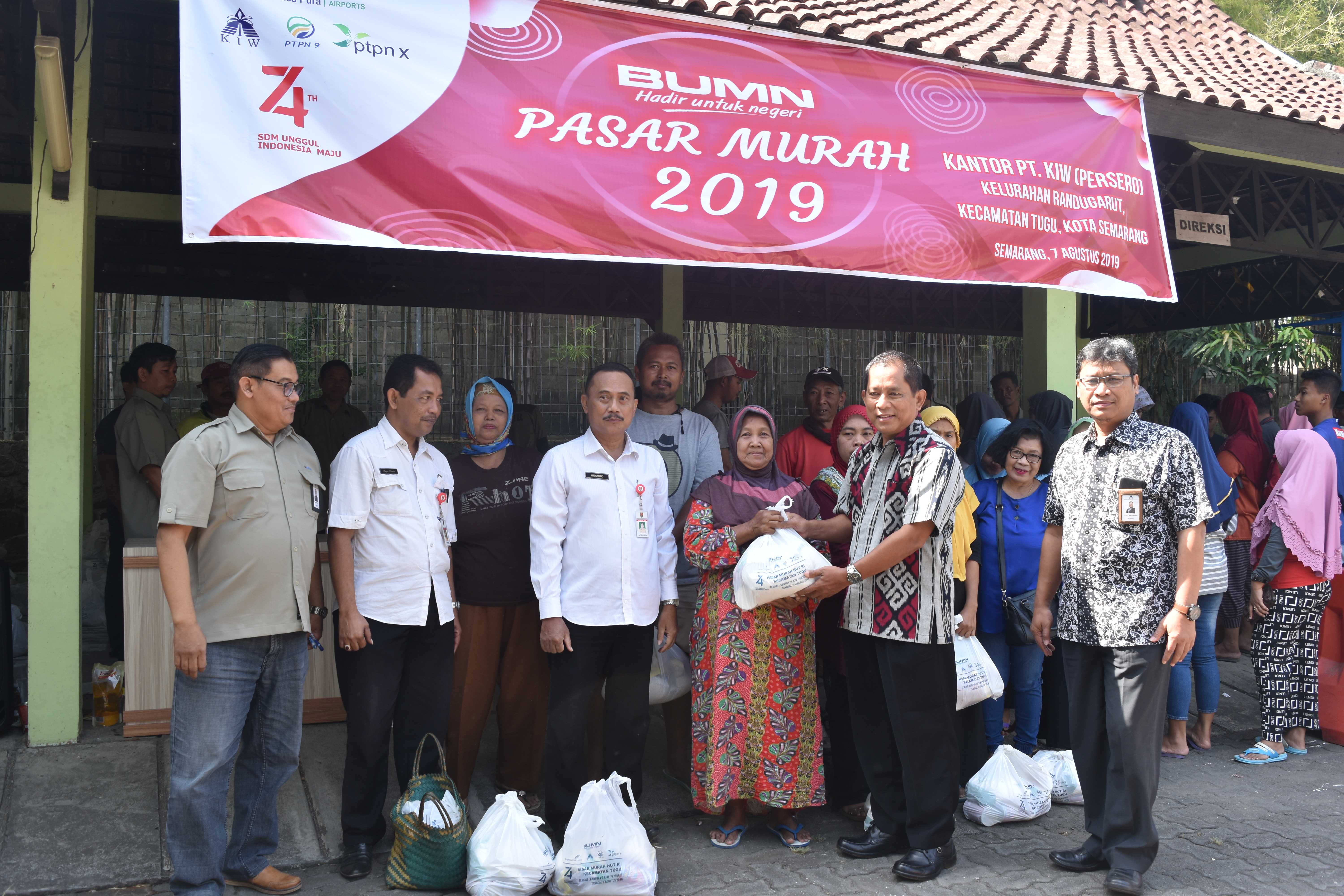 pasar murah PT KIW BUMN hadir untuk negeri