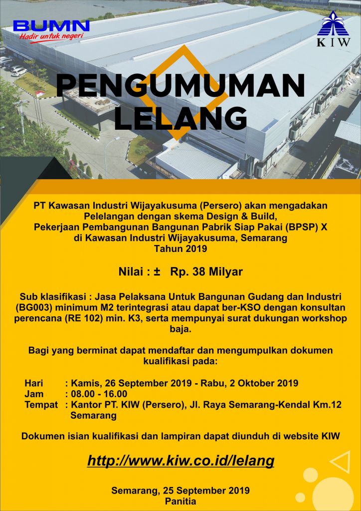 POSTER LELANG KIW 24 SEPT 2019