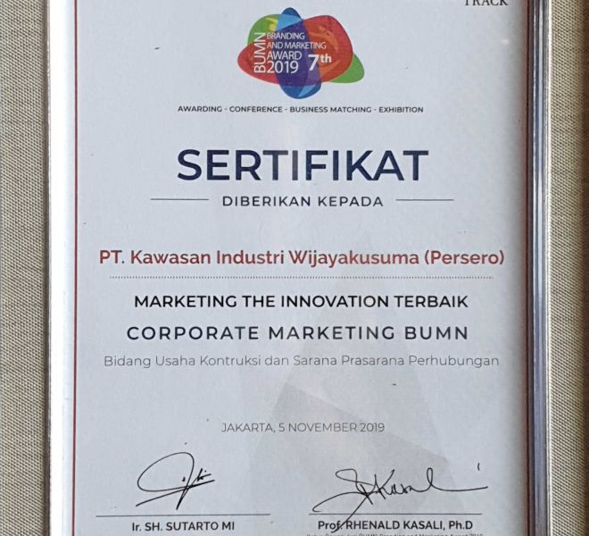 PT KIW BUMN Branding & Marketing Award 2019