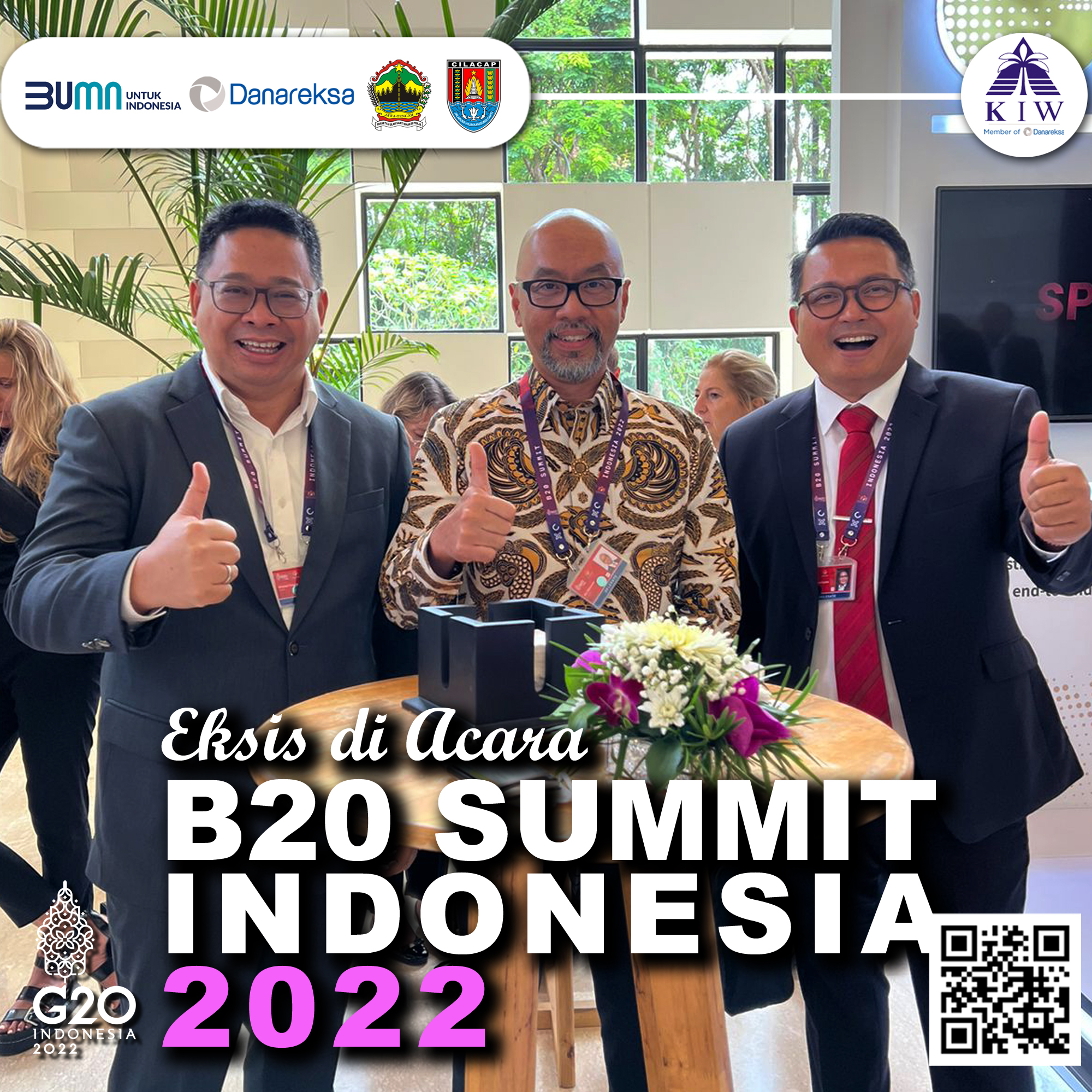 KIW Menjadi Salah Satu Peserta B20 Summit Indonesia Di Bali, Antusiasme ...